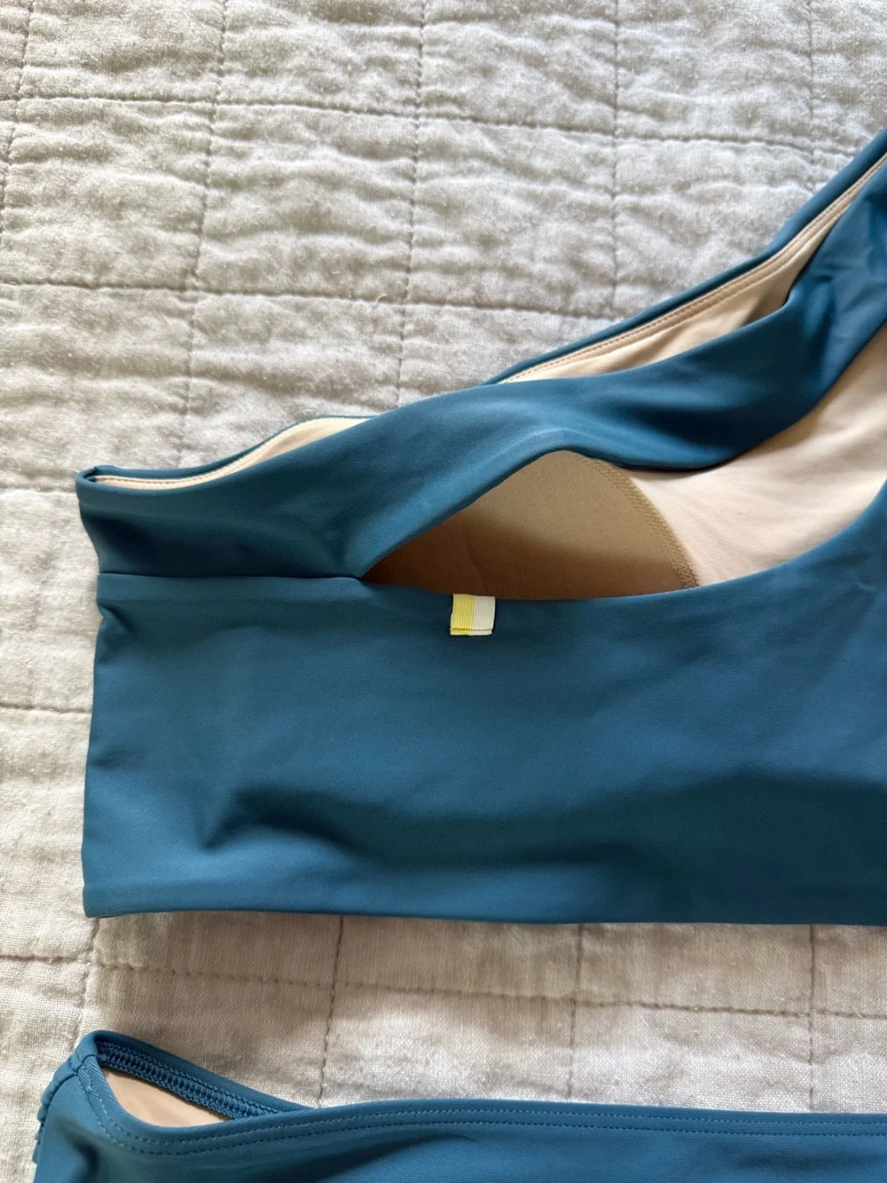 Summer Salt Bow Shoulder Swim Top - Picture 4 of 7